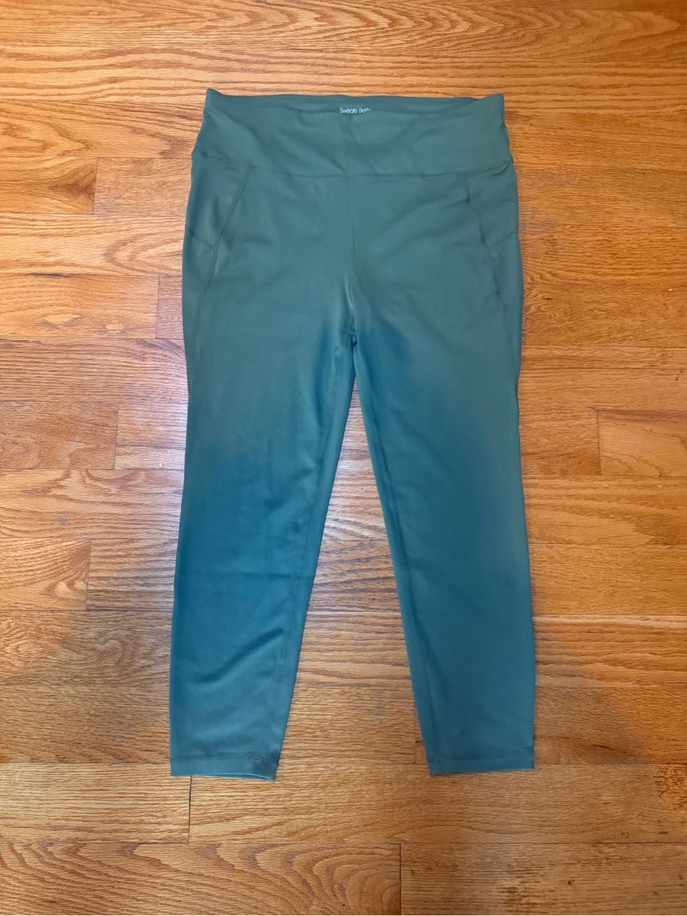 🌸Sweaty Betty Olive Green High-Waist 7/8 Leggings